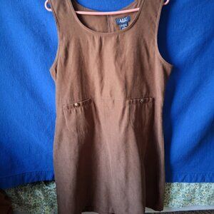 Brown D.P.S. Petite Jumper Dress